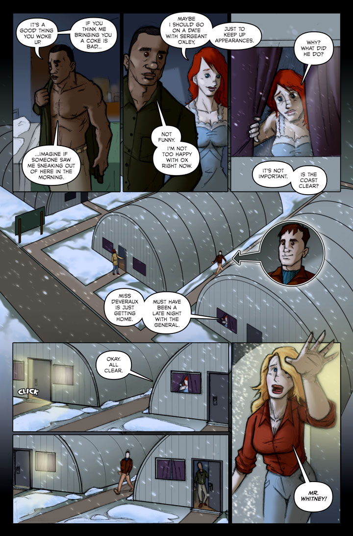 Page 136 of The Specialists, a WWII superhero webcomic