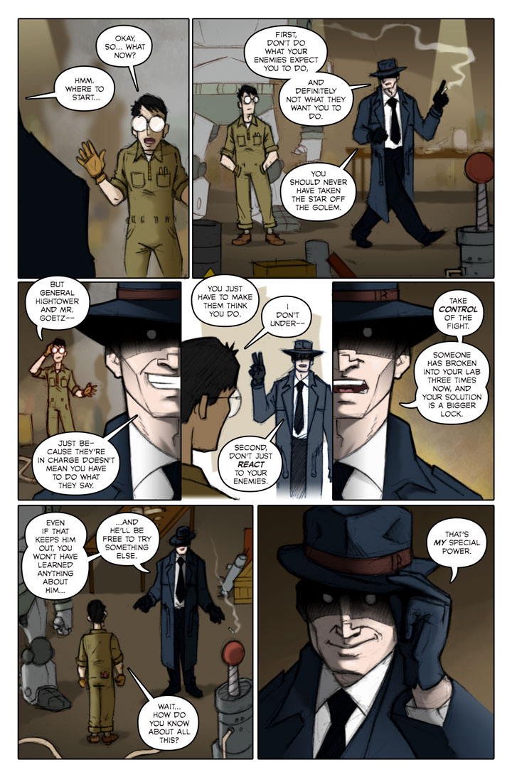 Page 149 of The Specialists, a WWII superhero webcomic